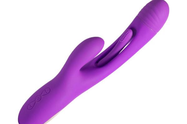 VIBROMASSEUR RABBIT AVEC TAPOTEUR POINT G ET STIMULATION POINT A