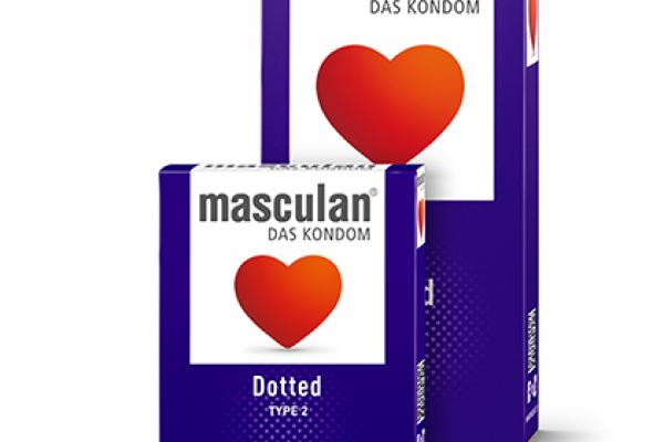 PRESERVATIFS MASCULAN DOTTED EN LATEX  PAR 10