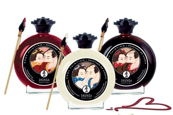 PEINTURE COMESTIBLE POUR LE CORPS SHUNGA, AU GOÛT DELICIEUX