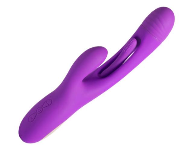 VIBROMASSEUR RABBIT AVEC TAPOTEUR POINT G ET STIMULATION POINT A